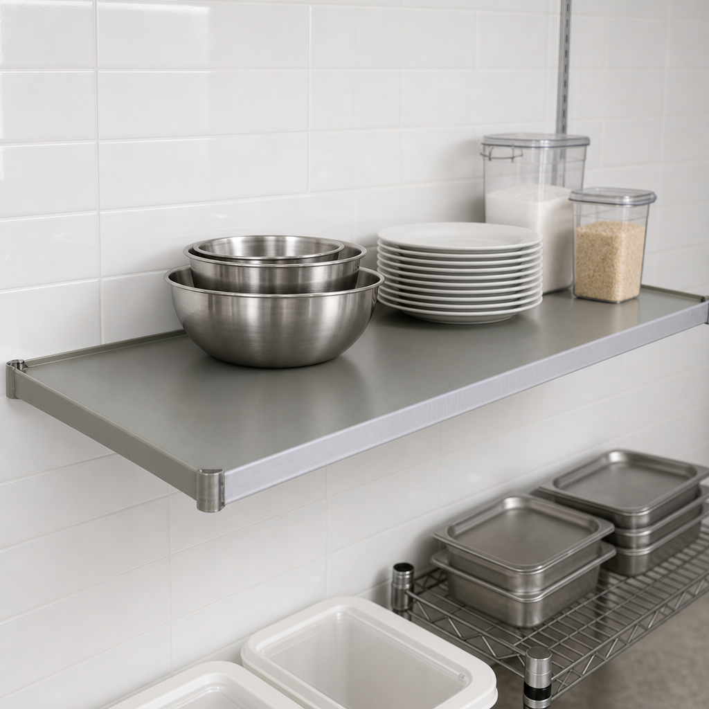 Solid Shelf Surface