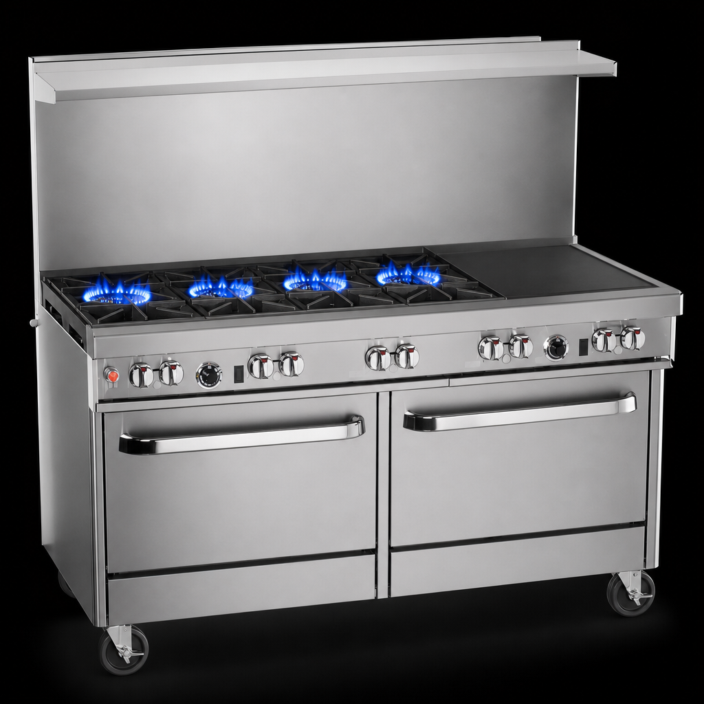 Four Open Burners