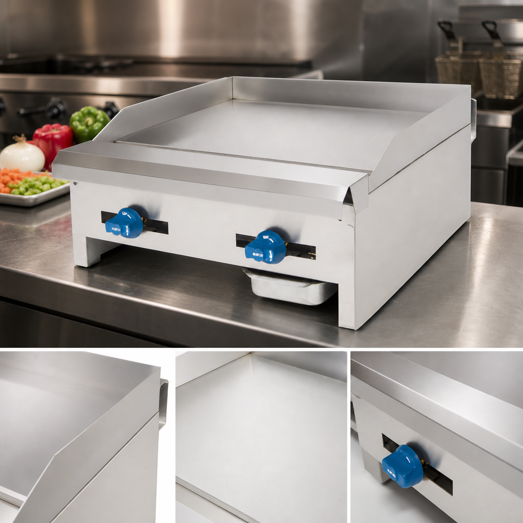 5/8-Inch Polished Steel Griddle Plate