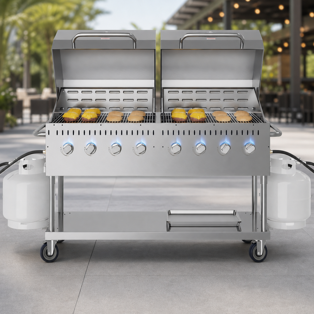 High-Output 8-Burner Design