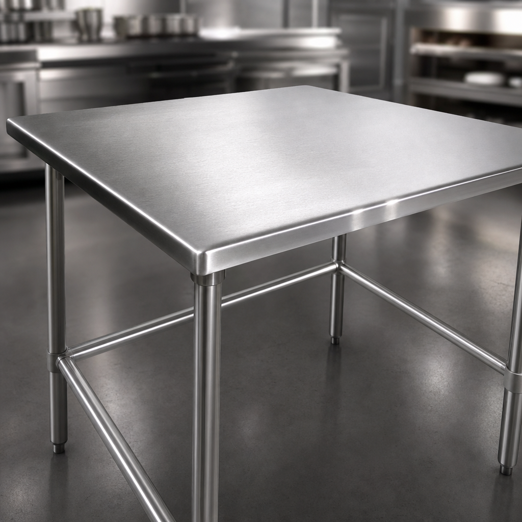 16-Gauge Stainless Steel Top