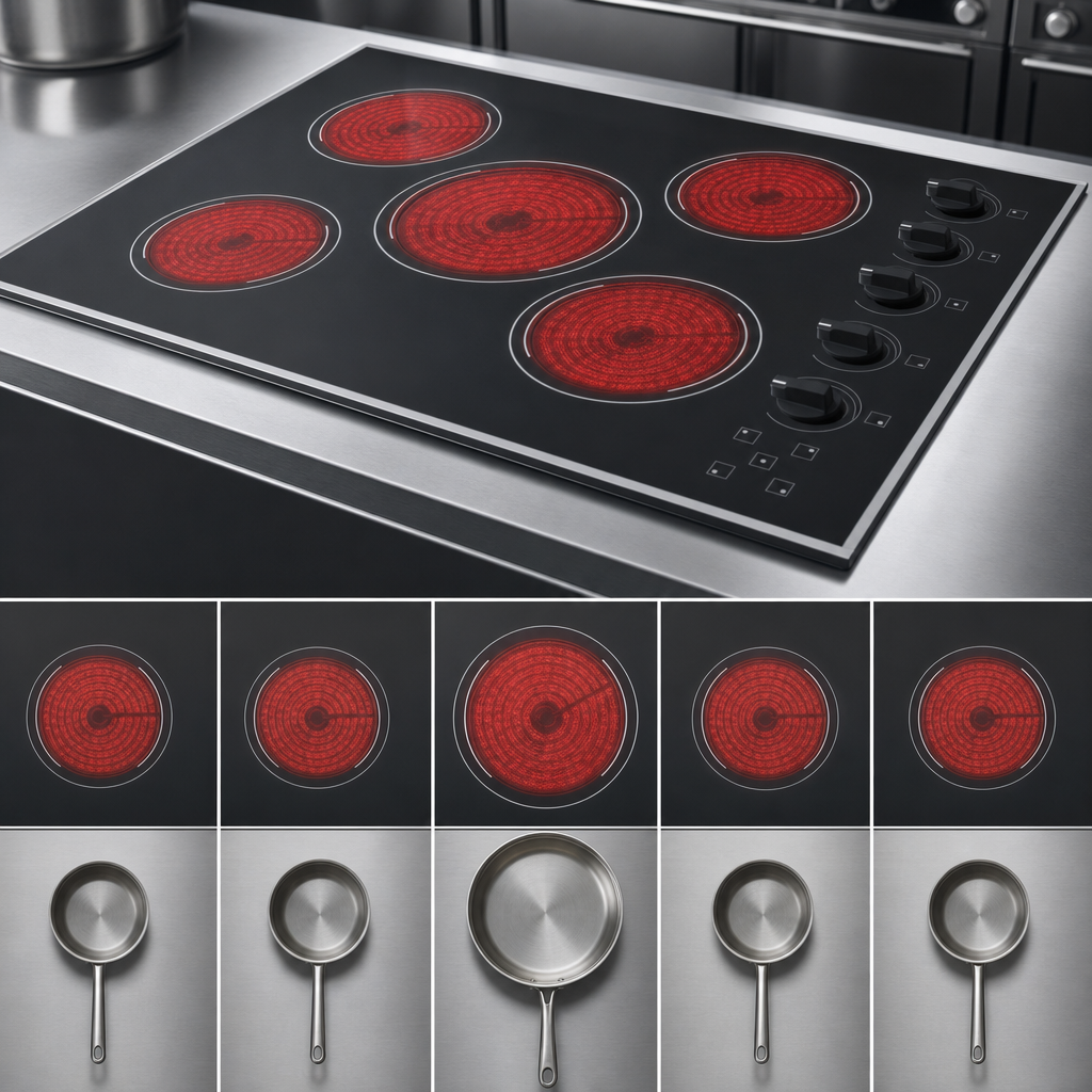 Five Radiant Burners
