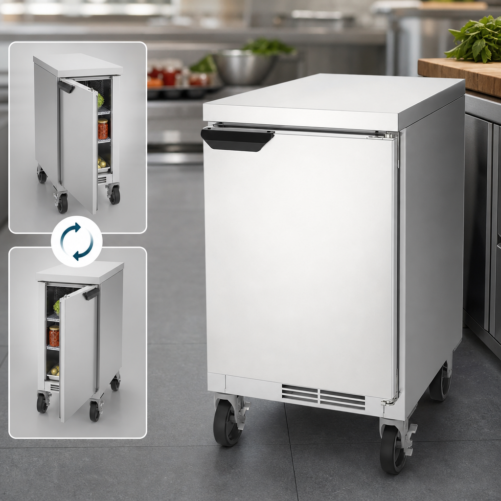 Solid Reversible Hinged Door