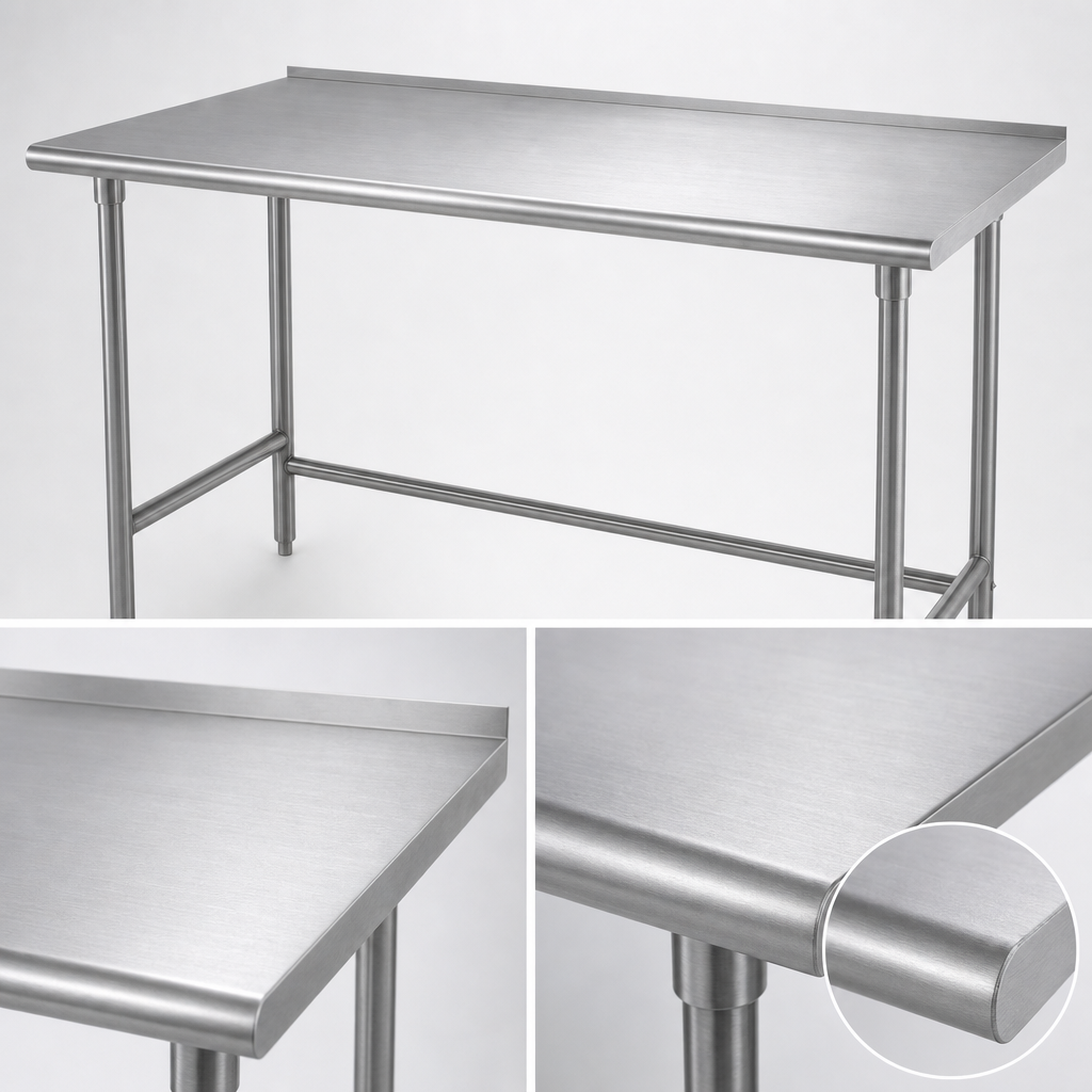 14-Gauge 304 Stainless Steel Top