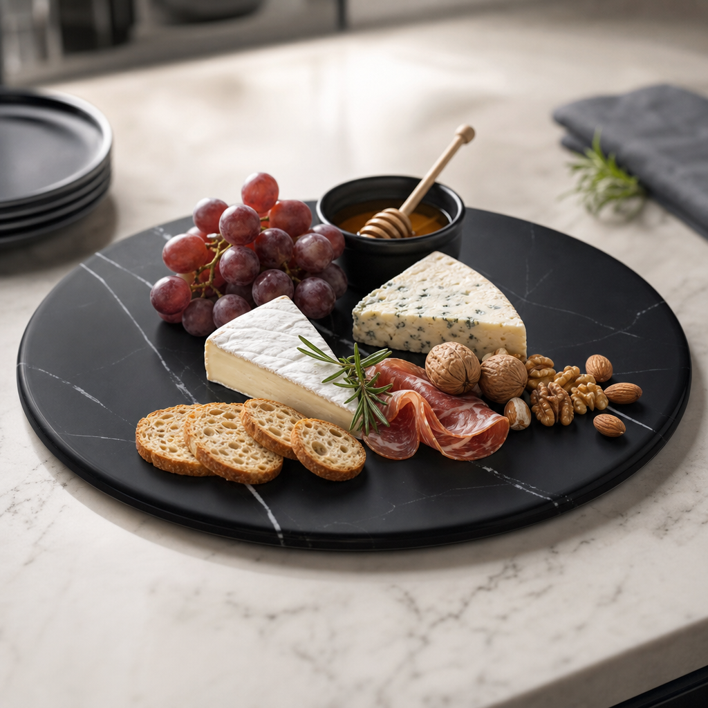 Round Serving Board