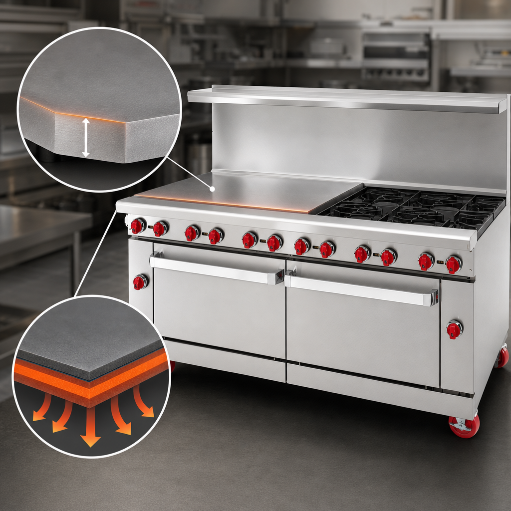1-Inch Thick Griddle Plate