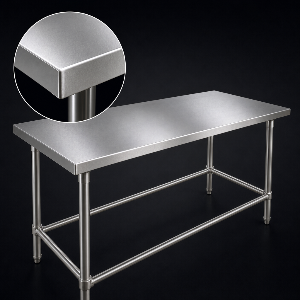 16-Gauge Type 300 Stainless Steel Top
