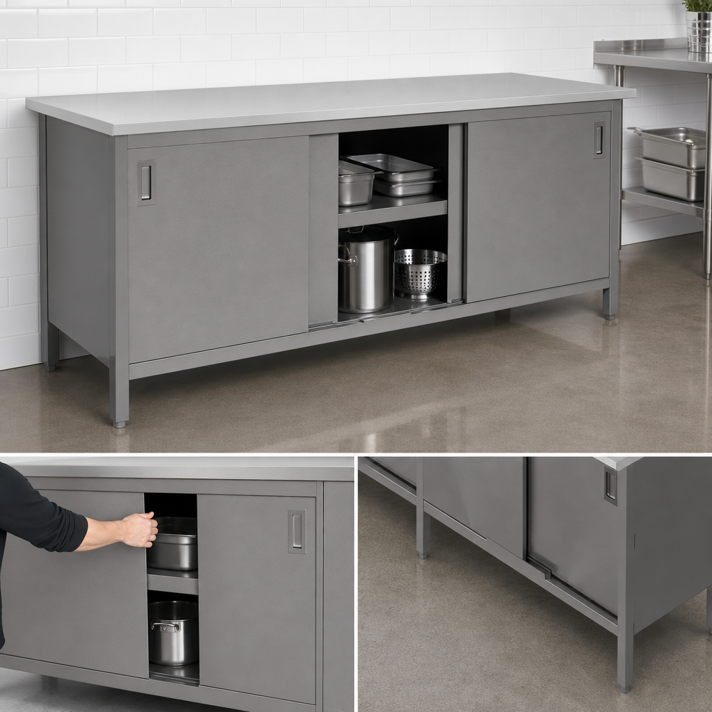 Sliding Door Cabinet Base