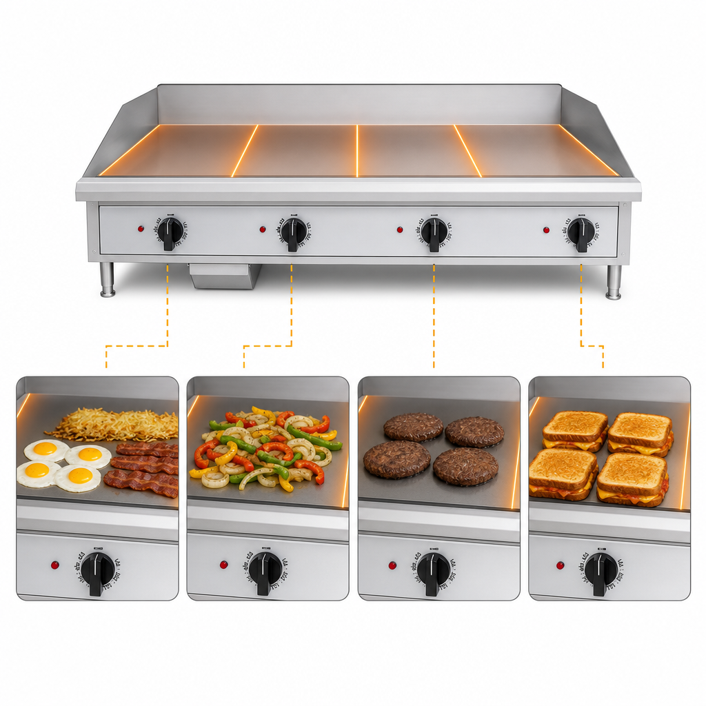Four Independent Heating Sections