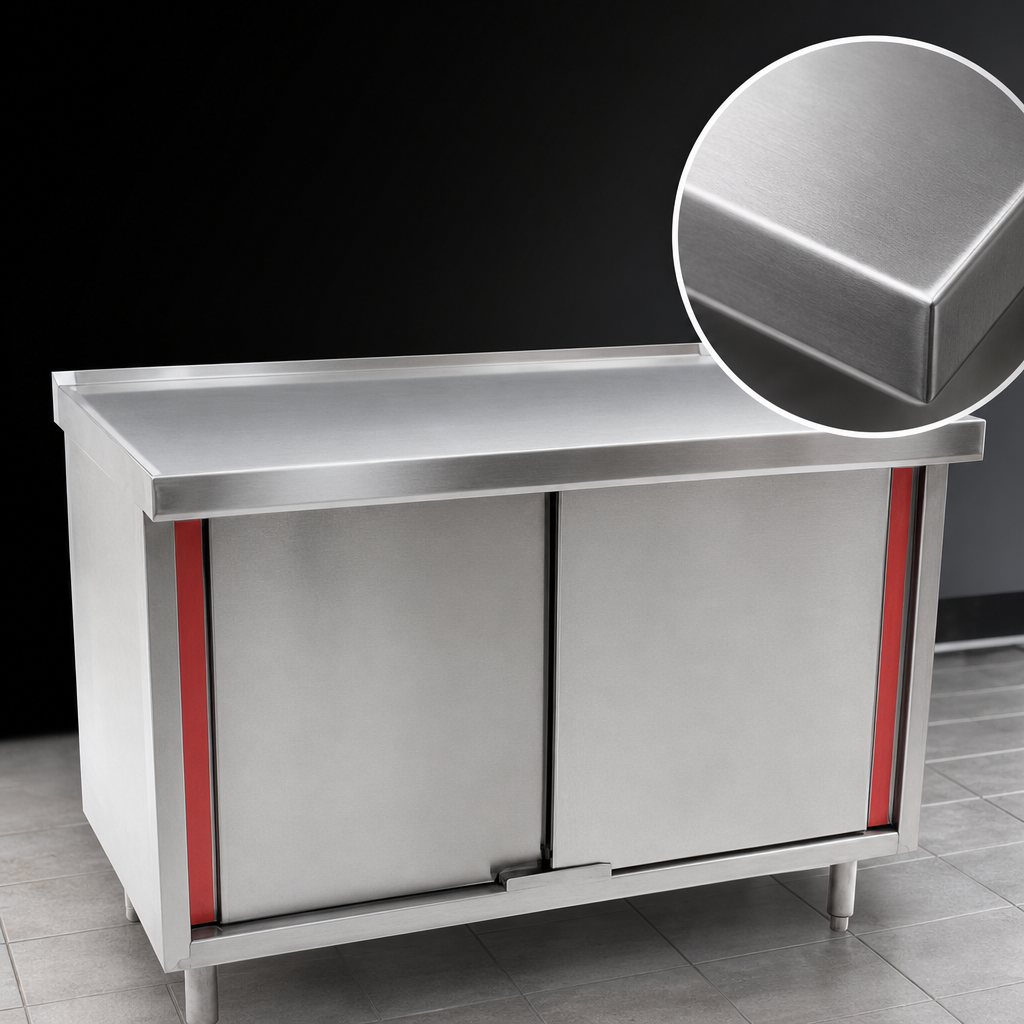 14-Gauge 304 Stainless Steel Top