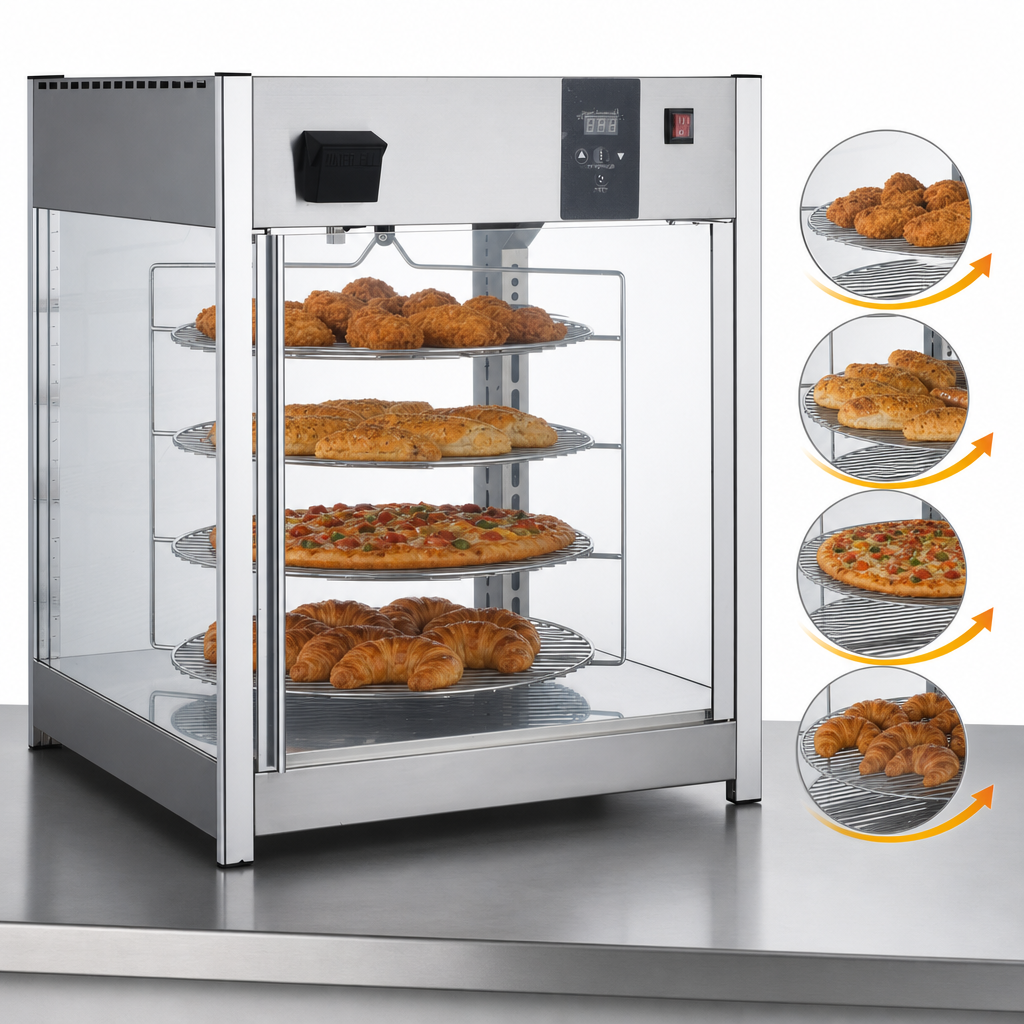 4 Rotating Shelves