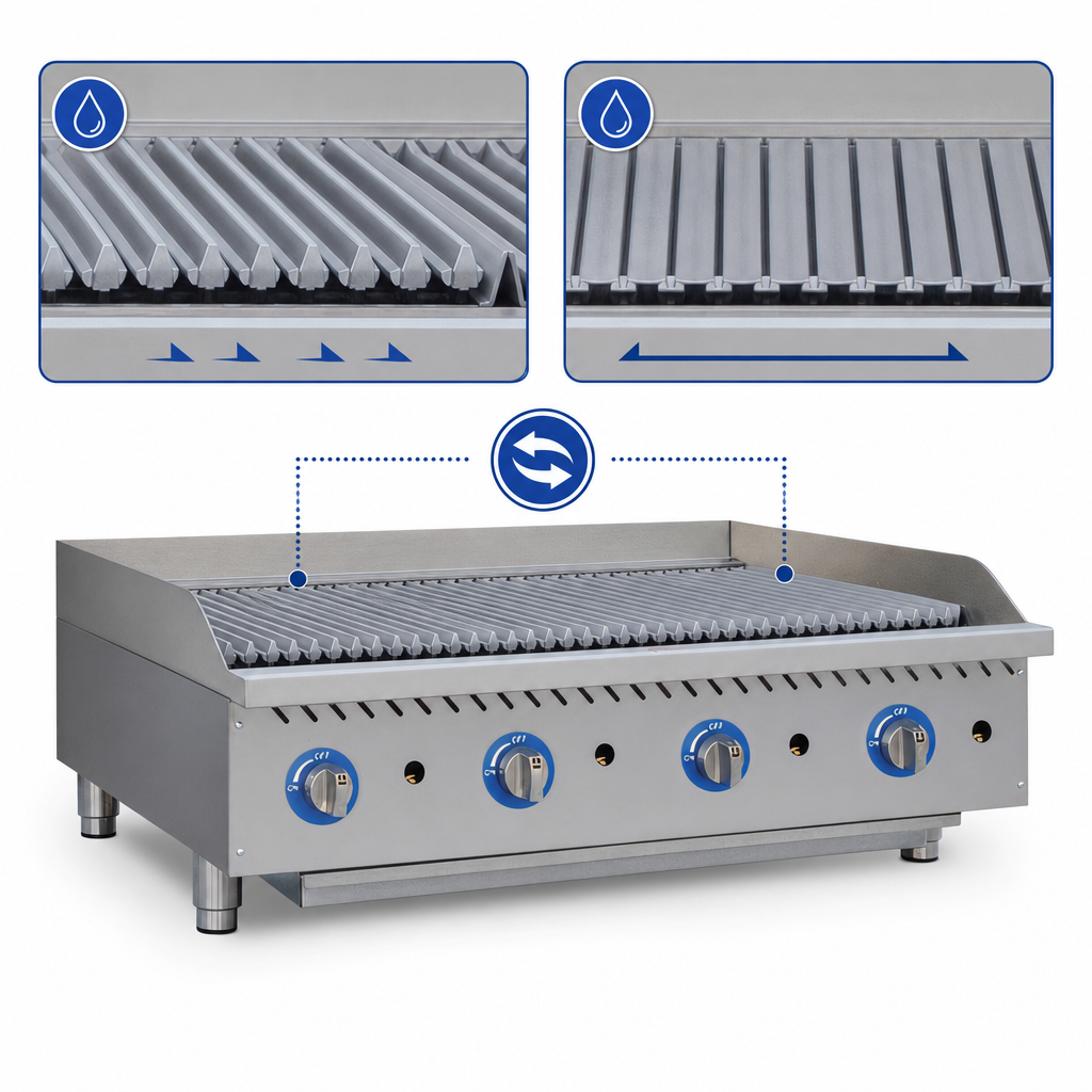 Reversible Cast Iron Grates
