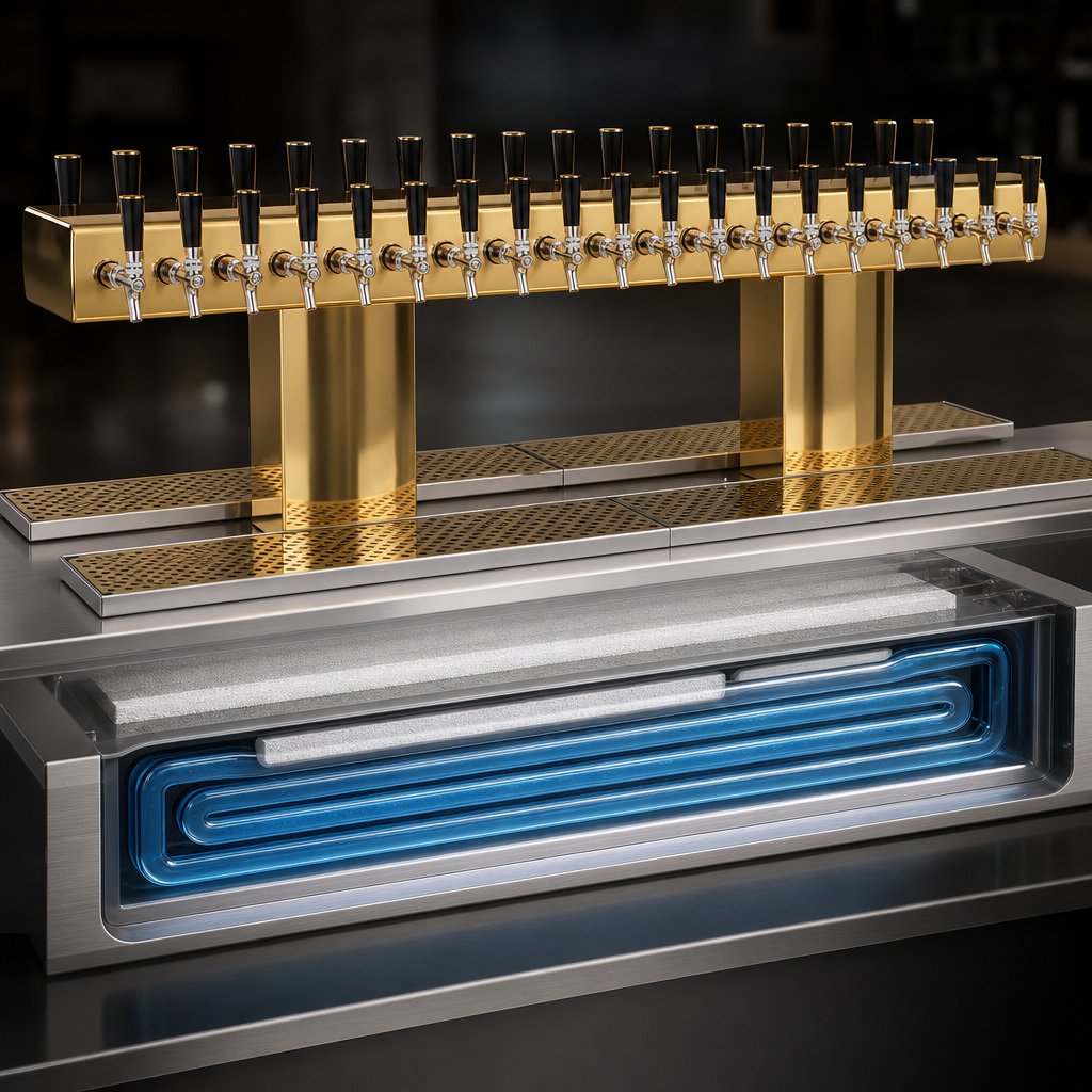 Glycol-Cooled Cold Plate Assembly