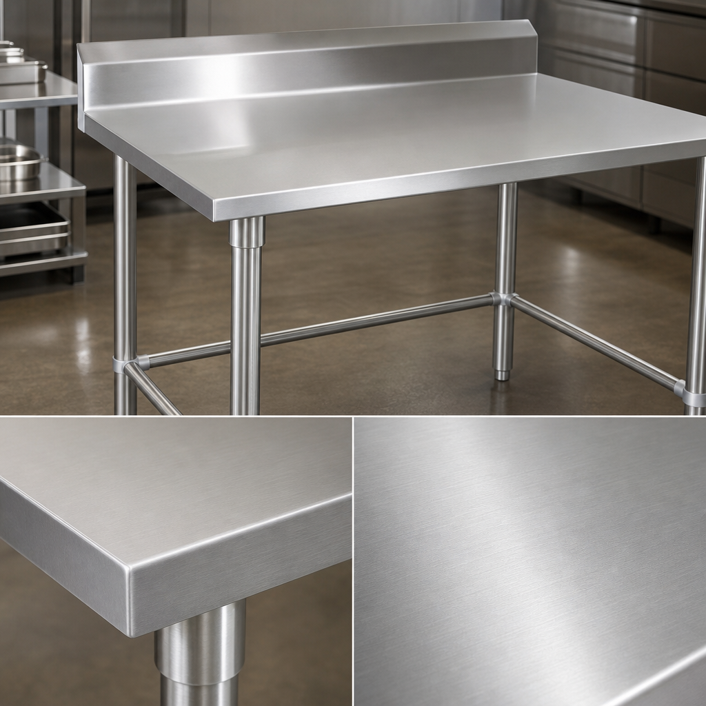14-Gauge 300-Series Stainless Steel Top