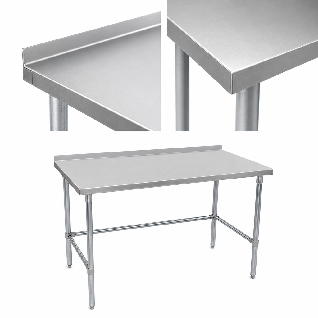 16-Gauge Stainless Steel Top