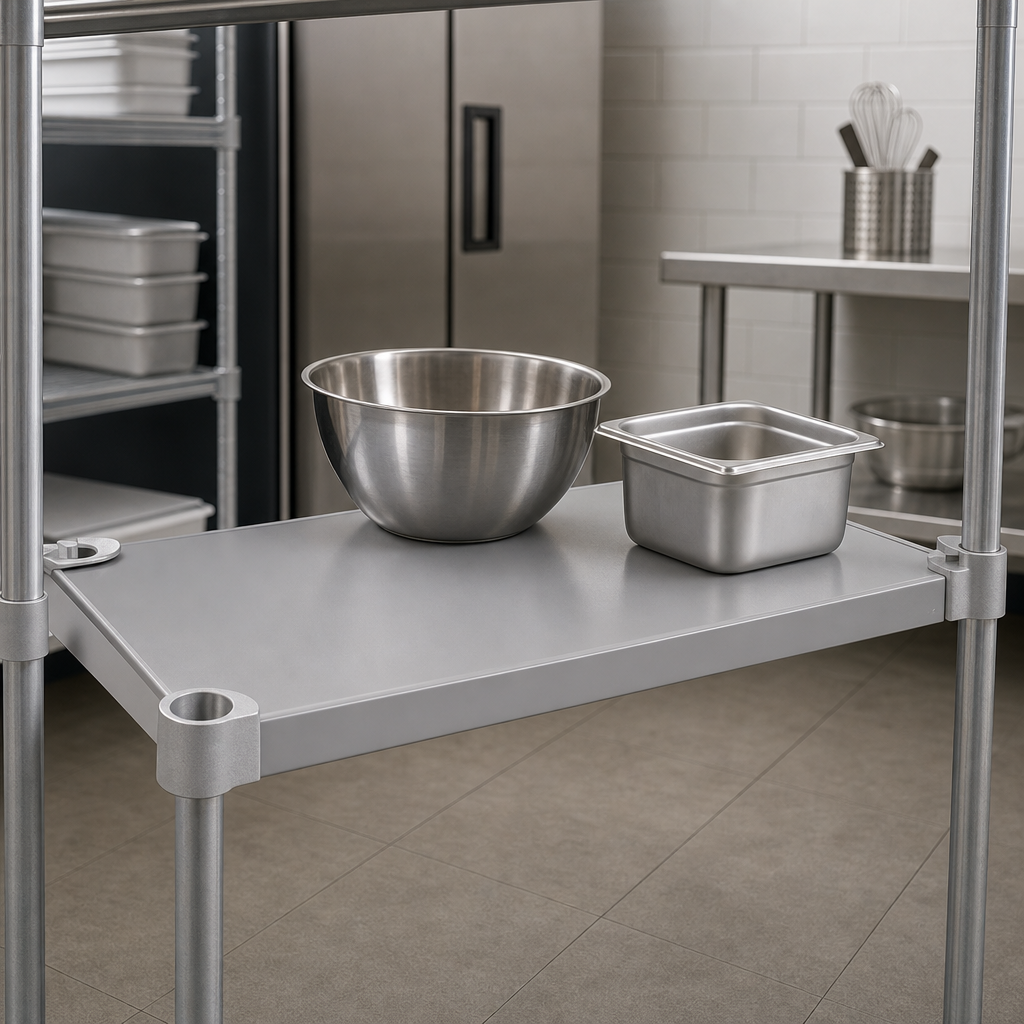 Flat Solid Shelf Surface