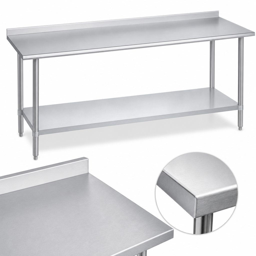 16-Gauge 300-Series Stainless Steel Top