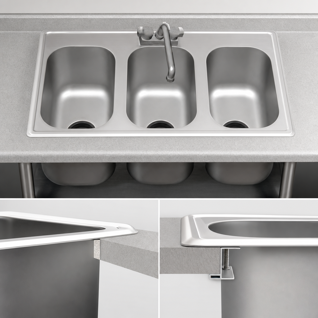 Self-Rimming Drop-In Design
