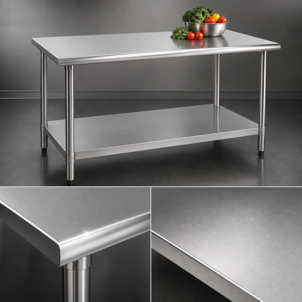 16-Gauge Stainless Steel Top