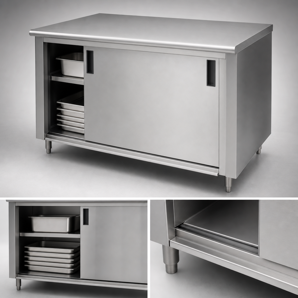 Cabinet Base with Sliding Doors