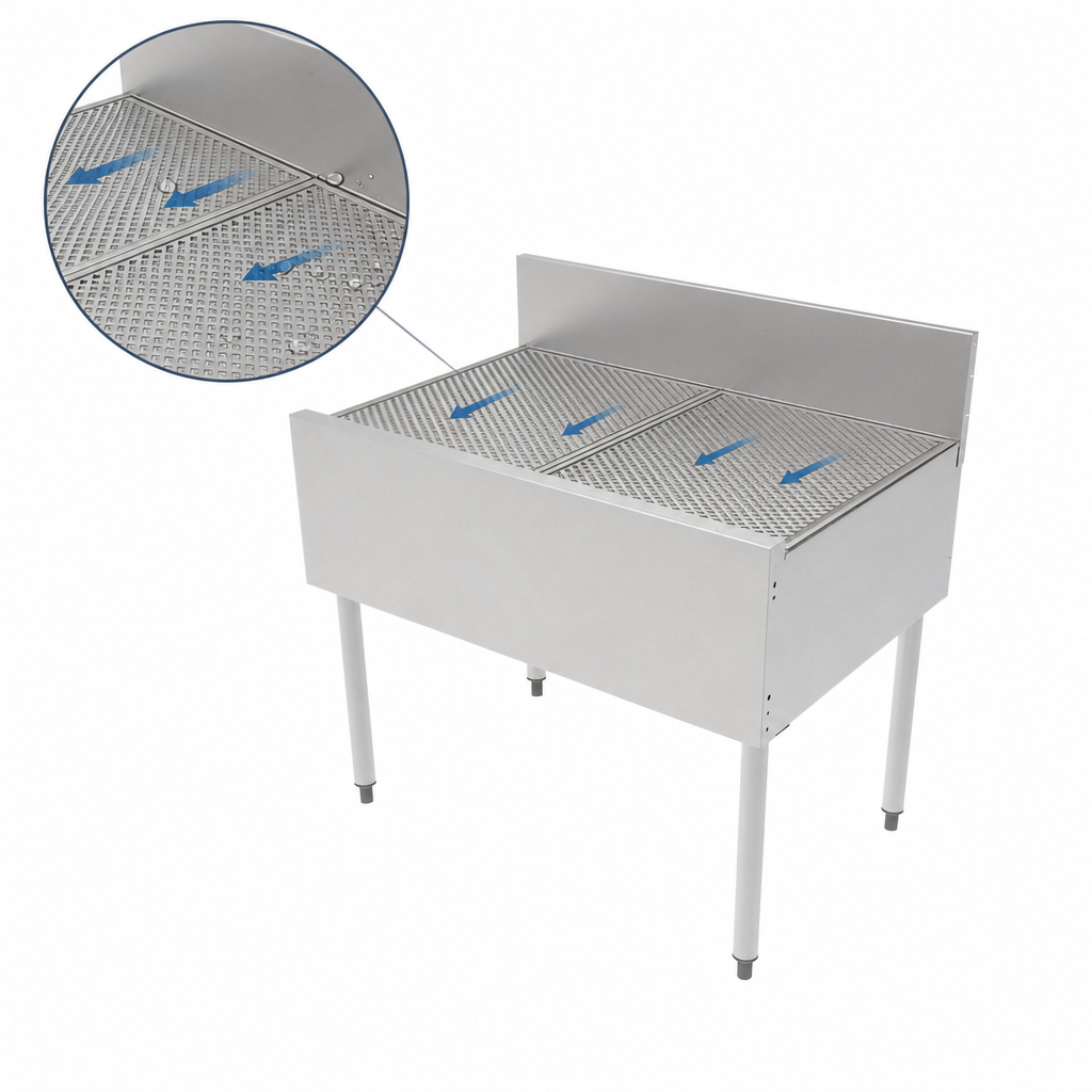 Pitched Drainboard Top