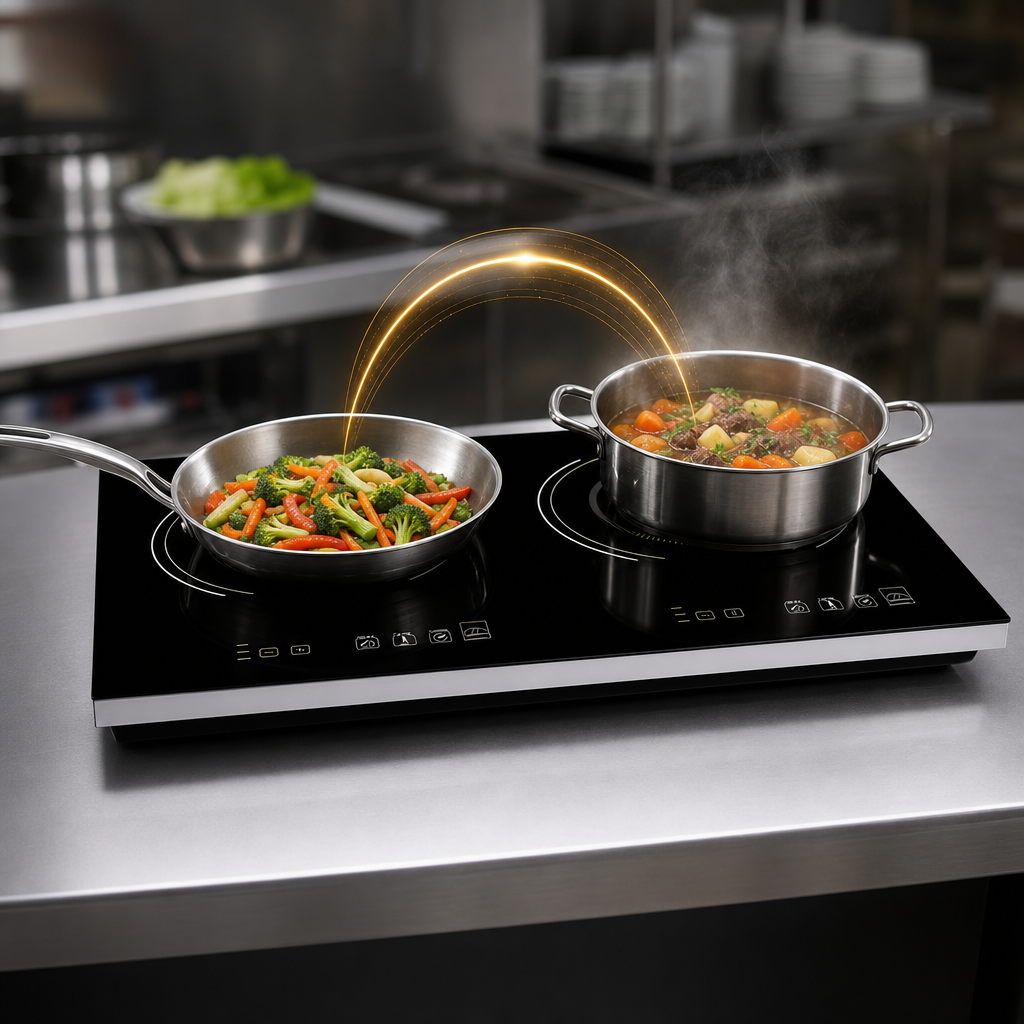 Double-Burner Shared Power