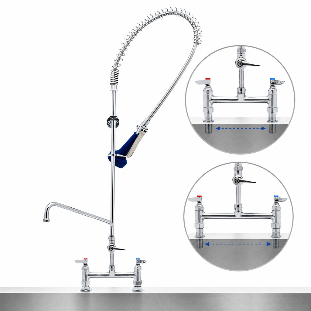 Adjustable 8-Inch Centers