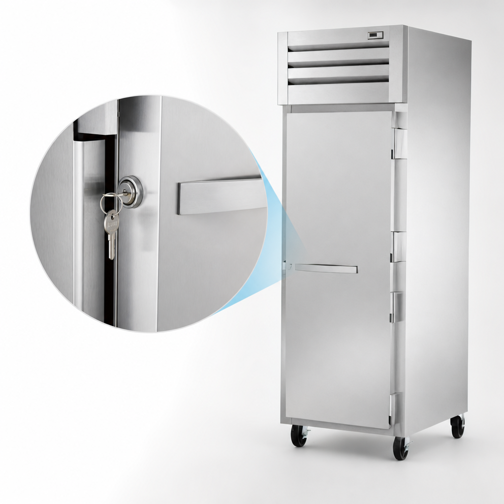 Locking Stainless Steel Door