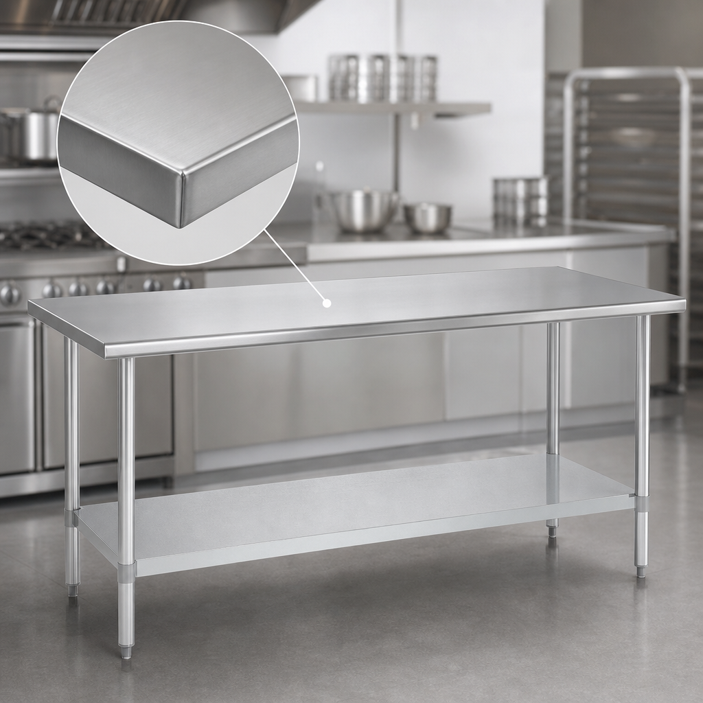 14-Gauge 300-Series Stainless Steel Top
