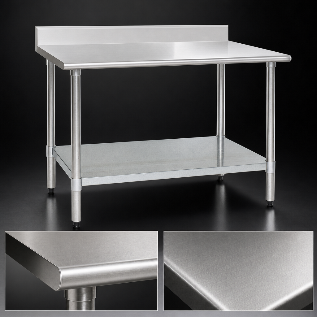 14 Gauge Stainless Steel Top