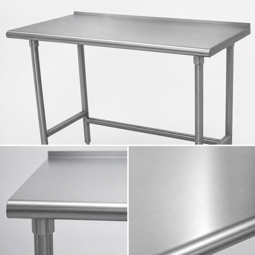 14 Gauge 304 Stainless Steel Top