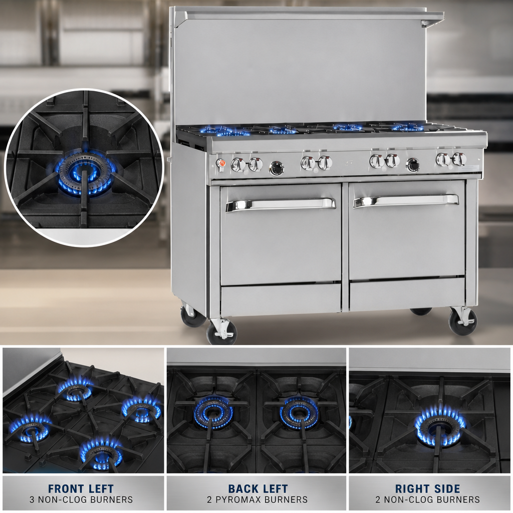 7-Burner Open Top Configuration