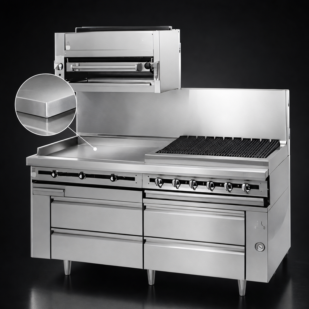 Polished Steel Griddle Plate