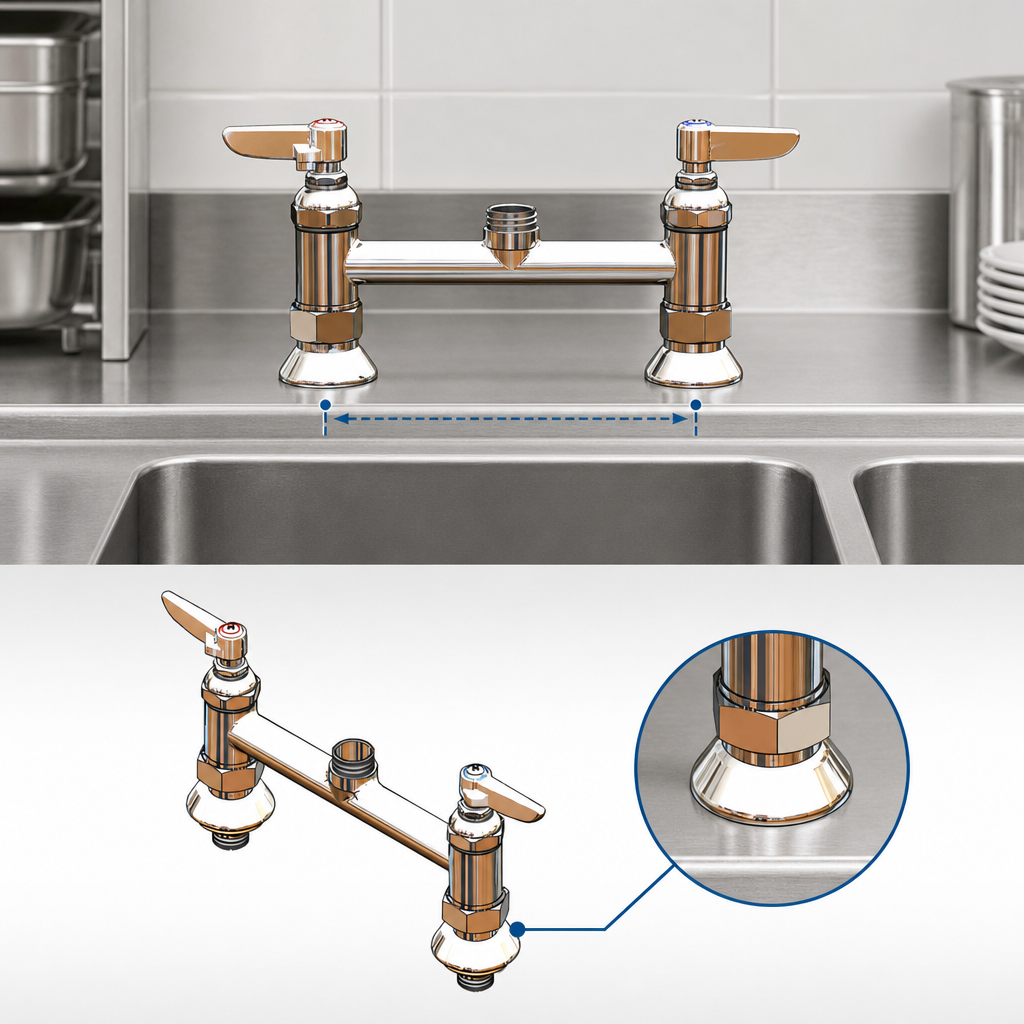 8-Inch Deck Mount Design