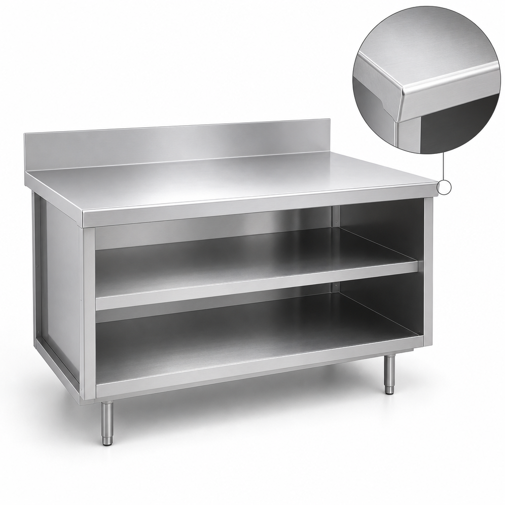 16-Gauge 304 Stainless Steel Top