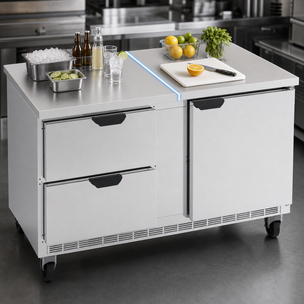 Two-Section Worktop Design
