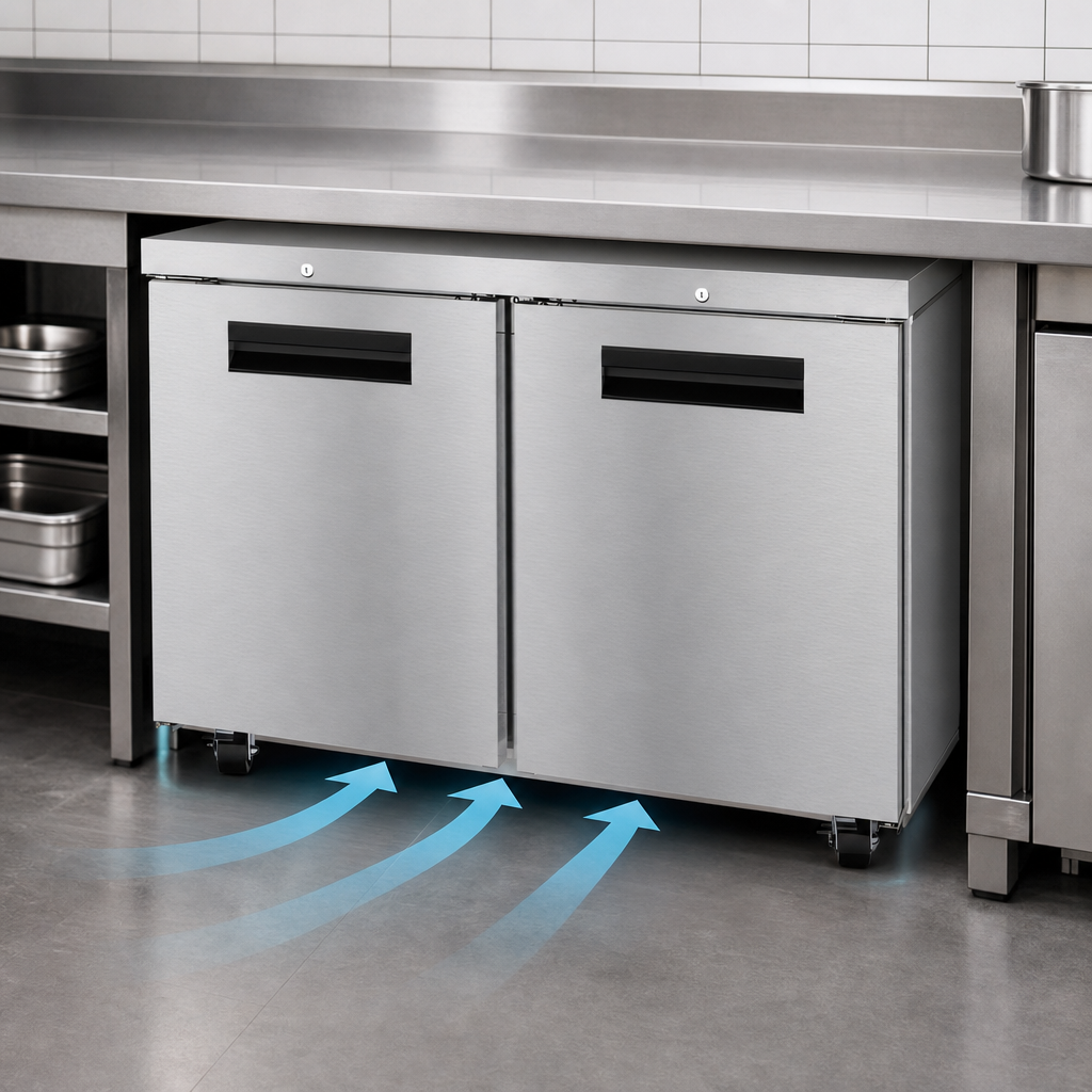 Front-Breathing Refrigeration