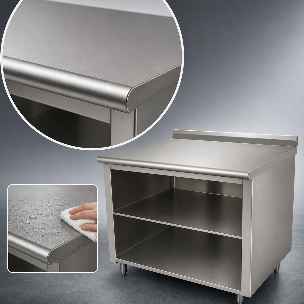 14-Gauge 304 Stainless Steel Top