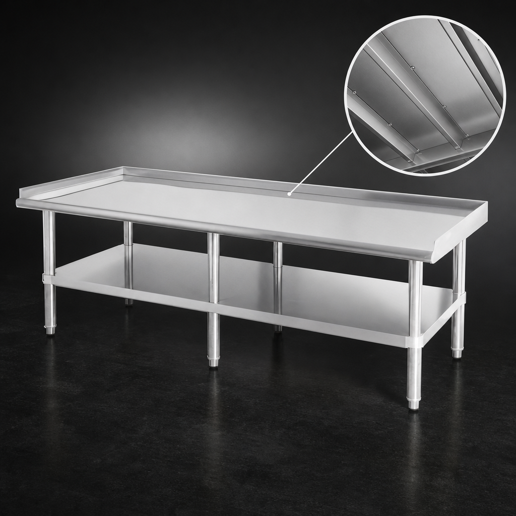 Reinforced Stainless Steel Top