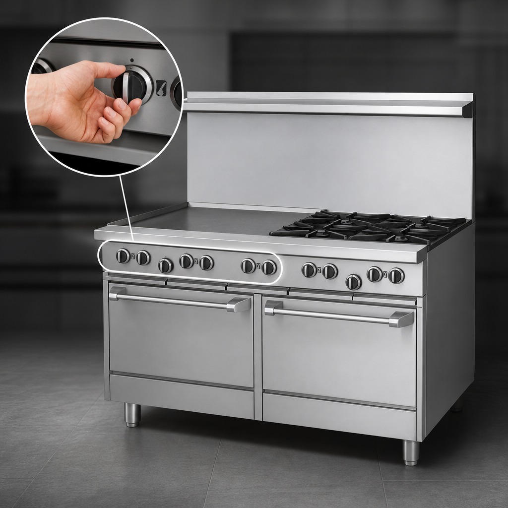 Manual Griddle Controls