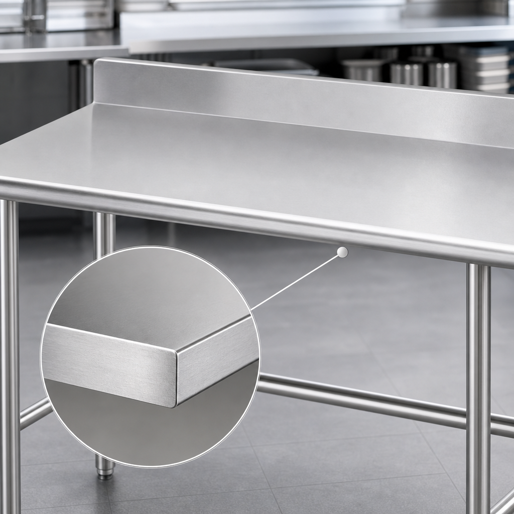 16 Gauge 304 Stainless Steel Top