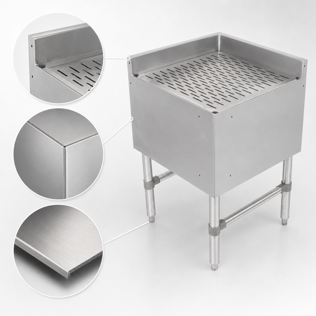 18-Gauge Stainless Steel Construction