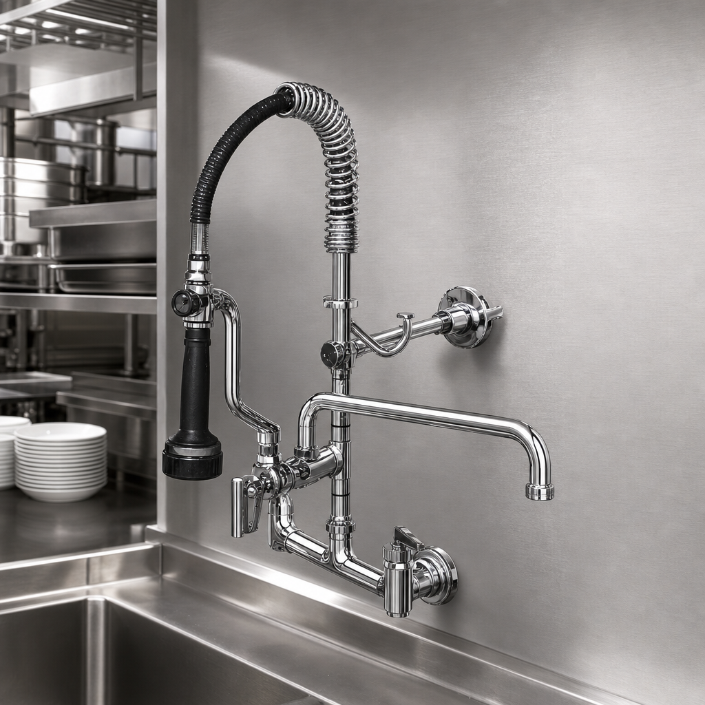 Wall-Mount Mixing Faucet