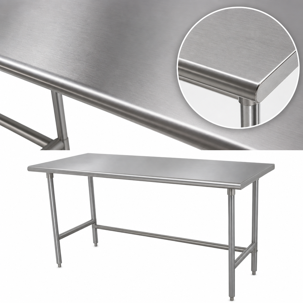 16 Gauge 304 Stainless Steel Top