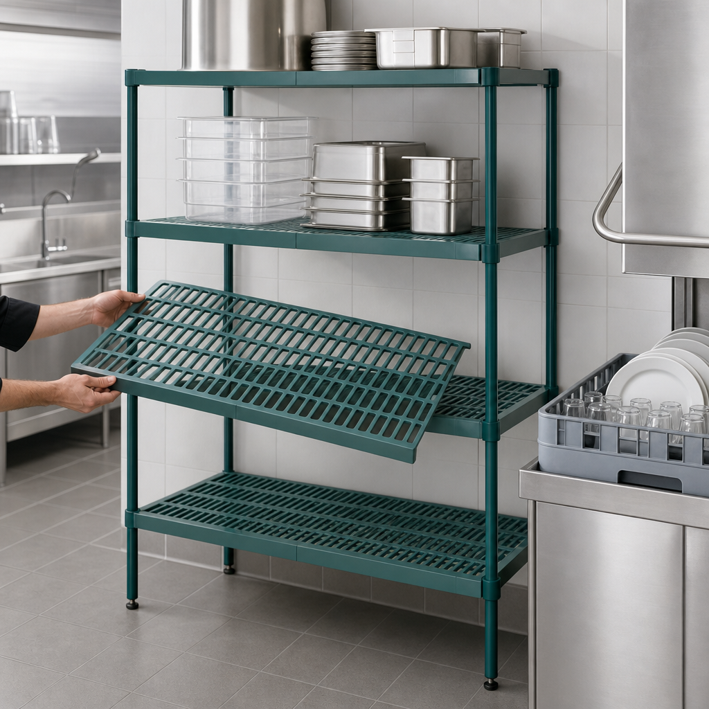Removable Polymer Shelf Mats