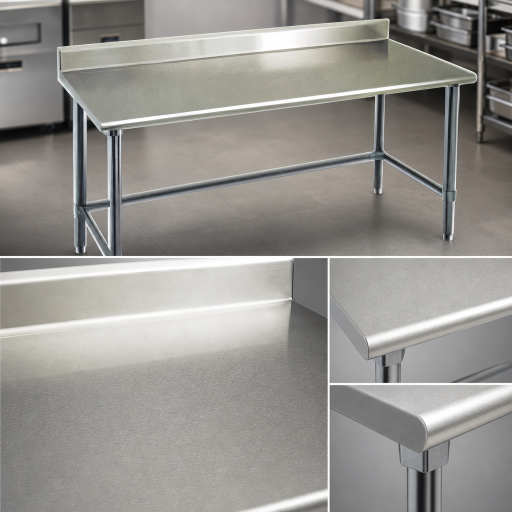 16-Gauge 300 Series Stainless Steel Top