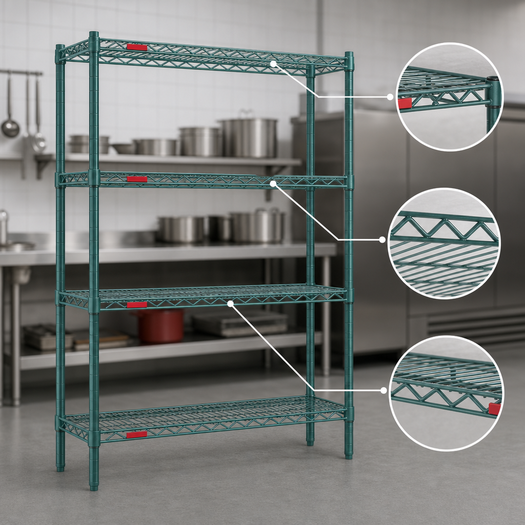 Patented QuadTruss Shelf Design
