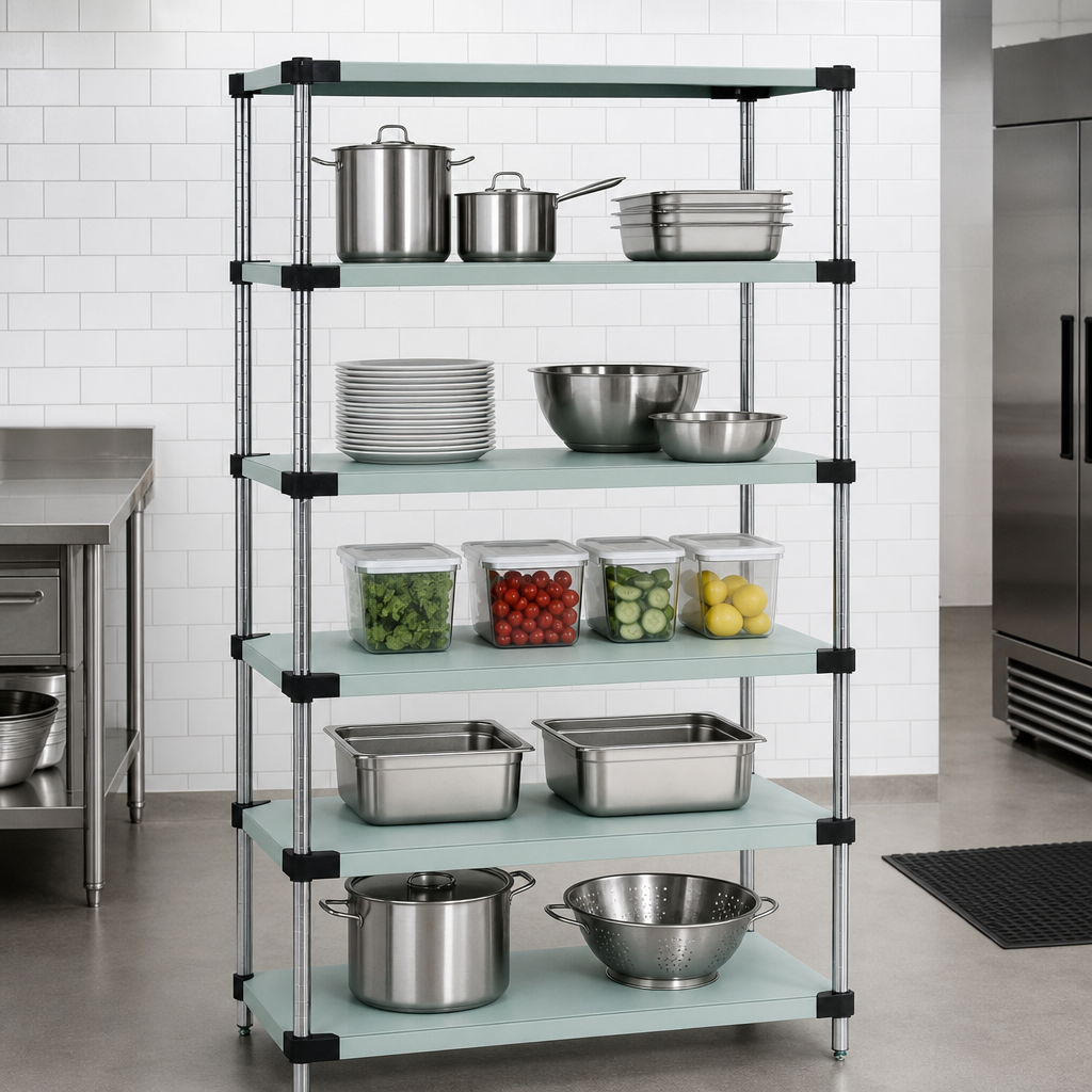 Five Solid Shelves