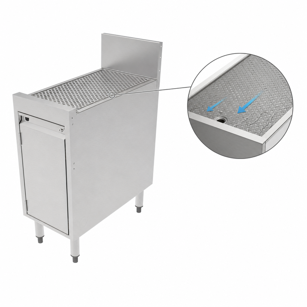 Pitched Drainboard Top