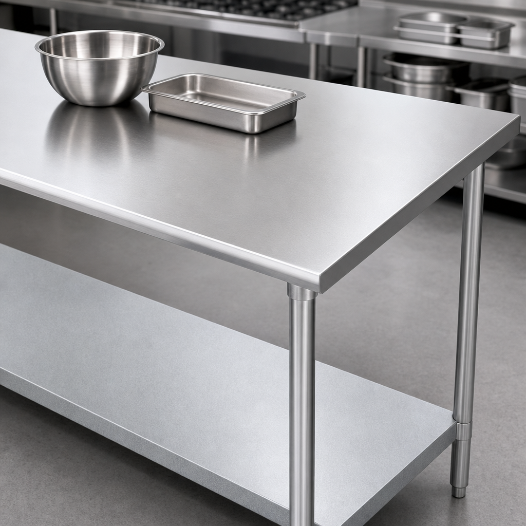 14-Gauge 300-Series Stainless Steel Top